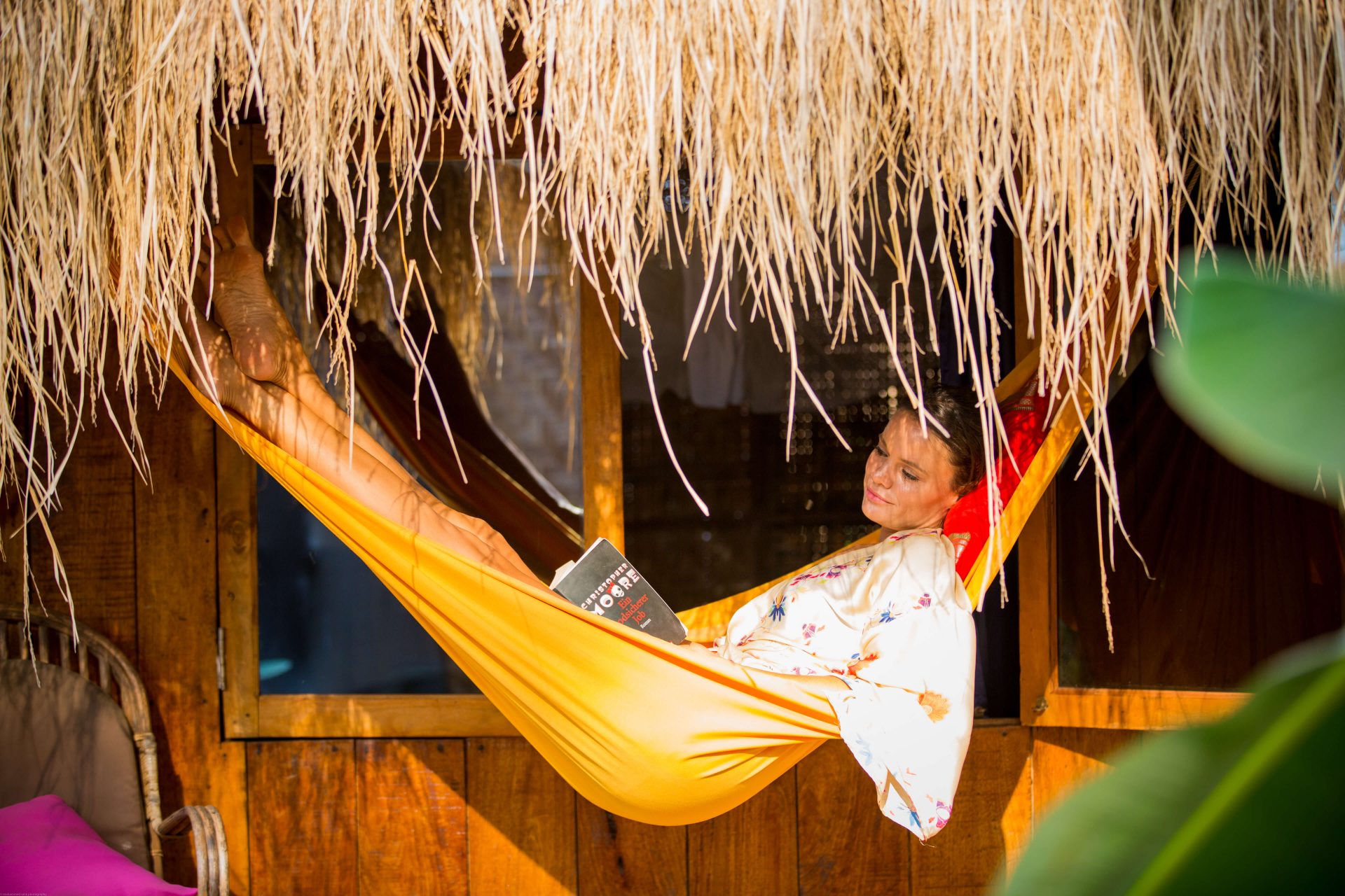 bamboo-yoga-hammock-relaxing - Bamboo Yoga Retreat