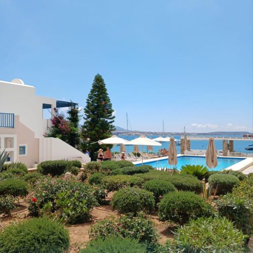 Kouros with sea view